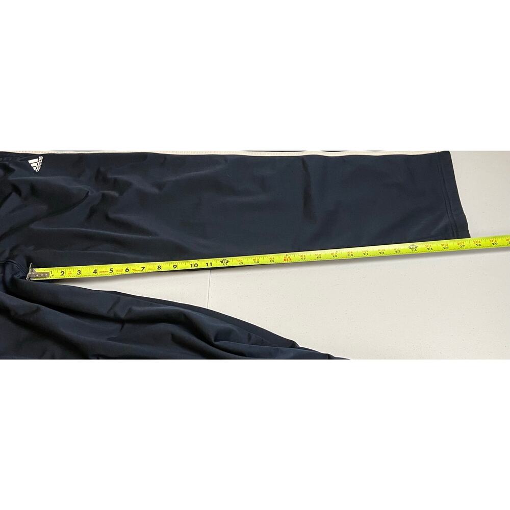 Adidas Vintage 90s Y2k Mens Breakaway Snap Pants Navy Blue Tearaway Baggy Medium - Picture 8 of 11